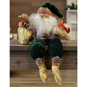 Vintage Fairy Santa Chris Kringle Figurine Doll Creative Designs Whimsical Boho